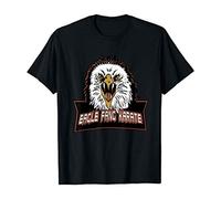 Eagle Fang Karate Casual Round Neck T Shirt Black XXL
