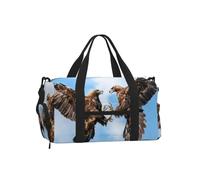 Eagle Fight Sky Sports Duffel Bag-Weekender with Shoe Compartment