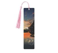 Eagle Flying in The Sky Metal Bookmarks with Tassels,Pendant Unique Handmade Bookmark Craft DIY Wooden Bookmarks Cute Hanging Tags Ornaments for Book Lovers Birthday Teachers Gift