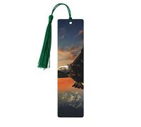 Eagle Flying in The Sky Wood Bookmarks 5 Pcs with Tassels,Pendant Unique Handmade Wooden Bookmark Craft DIY Wooden Bookmarks Cute Wood Hanging Tags Ornaments for Book Lovers Birthday Teachers Gift