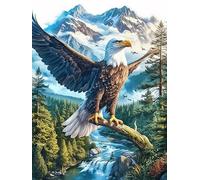 Eagle Flying Over The Forest 300 Piece Jigsaw Puzzle for Adults Teens Wildlife Pet Post Work Wind Down Mind Calming Whimsical Design for Friends 300 PCS