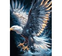 Eagle Flying Over The Mountains 500 Piece Jigsaw Puzzle for Adults Teens Wildlife Pet Jigsaw After Work Leisure Brainteasing Puzzle for Colleagues Stress Buster 500 PCS