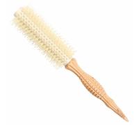 EAGLE FORTRESS Round Brush for Blow Drying, Round Hair Brush with Boar Bristles & Nylon Bristles, for Volume, Curls, Straightening and Shiny Hair, Wooden Handle, Inside 20 mm/Outer 46 mm