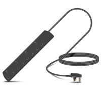 Eagle Four Gang Mains Power 13A Extension Socket to 13A UK Plug Lead Cable, British Standards BS1363 3m
