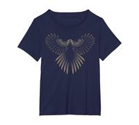 Eagle Golden Eagle T-Shirt, Women's Plus, Navy Blue, 1X