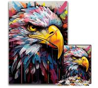 Eagle Graffiti 1000 Pieces Puzzle Gifts Jigsaw Puzzles for Adults Family Activity, DIY Home Decor, 50x75CM/19.68x29.52inch