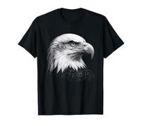Eagle Graphic Tee Majestic Bird American Bald Eagle Head T-Shirt