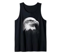 Eagle Graphic Tee Majestic Bird American Bald Eagle Head Tank Top