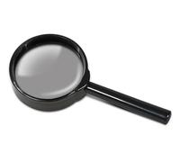 Eagle Handheld Portable Magnifying Glass With Clear Precision Optics, 5X Magnification, 50mm Glass Lens and Easy Grasp Handle for Reading Fine Print and Close Inspection Work