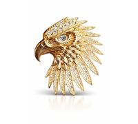 Eagle Head Brooch Bold Pin Charm Jewelry Gift for Women Men Teens Patriotic Accessory Trendy Statement Piece for Nature and Freedom Lovers