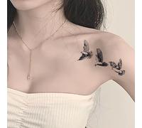 Eagle | Herbal Tattoo With Animal Patterns, Realistic, Waterproof, Lasting For 2 Weeks, Semi Permanent, Non Reflective, Fake Tattoos(2pcs)