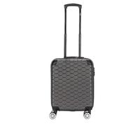 Eagle Hexagon ABS Hard Shell Spinner Suitcase - Lightweight, Robust, with 4 Wheels - Grey | Easy Luggage (Cabin)