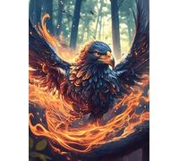 Eagle in A Magical Forest 1000 Piece Jigsaw Puzzle for All Ages Wildlife Pet Jigsaw Neighborhood Get Together Family Game Whimsical Design for Any Event 1000 PCS