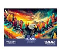 Eagle in FlightFormidable 1000-Piece Jigsaw Puzzles for Adults An Odyssey of Impossible, Hard, And Difficult Challenging Puzzle Educational Games - The Ultimate Gift for Dedicated Adult And Teen Puzz
