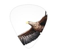 Eagle in the sky Printed pick set - 12 pieces, thin, medium and thick guitar picks, suitable for guitar, bass, electric guitar and ukulele