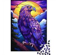 Eagle In The Wild Abstract Puzzle for Adults 1000 Pieces, Bird of Prey Themed Animal Design, Gift for Puzzle Enthusiasts, 70x50cm/1000pcs