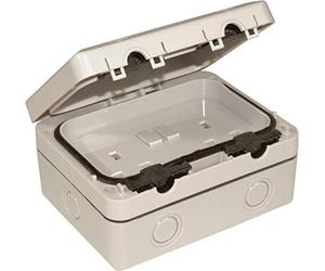 Eagle IP66 13A 2-Gang Switched Outdoor Socket