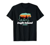 Eagle Island Idaho Fishing Summer Bear T-Shirt