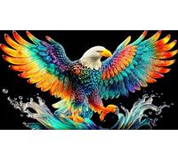 eagle Jigsaw Puzzle 1000 Pc - Hard Difficult Challenging Educational Game Gift for Adults Kids 75x50/1000pcs