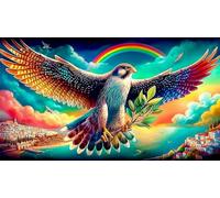 eagle Jigsaw Puzzle for Kids 1000 Pieces - Fun and Challenging Game for Adults Family 38x26/1000pcs