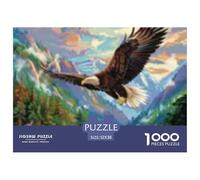 Eagle Jigsaw Puzzles for Adults 1000 Piece Jigsaw Puzzle for Adults Educational Game 1000 PiecesSky Eagle Puzzles for Adult Challenging & Brainteasing Puzzle Game for The Whole for Women Gifts for Me
