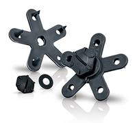 Eagle Klaw - Floor Mat Clips Set of Anti-Slip Fixing Retainers for Car Mats - Made in USA - Black - Pack of 8 for 4 Mats (Without Cutter)