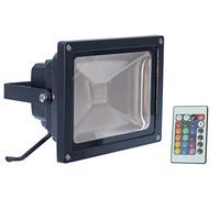 Eagle L330E RGB spotlight with remote control, 20 watt, black