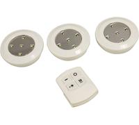 Eagle Led R/C Push Light Pk3 in White Eagle White