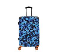 Eagle Lightweight 4-Wheel ABS Hard Shell Luggage with PC Film, 360° Spinner Wheels, 25.5 Inch, Blue Camouflage (Medium)