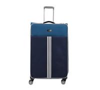 Eagle Luggage Lightweight 4 Wheel Luggage Large Soft Shell Suitcase In Teal