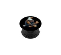 Eagle Meditating Meditation Yoga Pose Peaceful Peace Hippie PopSockets Adhesive PopGrip