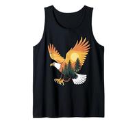 Eagle Mens Nature Forest America Funny Eagles Kids Eagles Tank Top