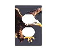 Eagle Modern Single-Gang Switch Wall Plate â€“ Premium Pc Material Decorative Cover with Full-Panel Printed Design, Easy Installation for Residential & Commercial Use