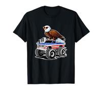 Eagle Monster Truck USA 4th of July Independence Day T-Shirt