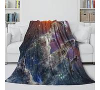 Eagle Nebula M16 Plush Blanket - Pillars of Creation Throws Birthday Gift for Sister Brother Nephew Niece Colleague - Multi-purpose Useful Addition To Sofa Bed Chair Decor 60x80inch(150x200cm)