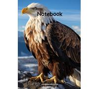 Eagle Notebook 3 - A4 Lined Notebook with 27 Lines on Each Page (100 Pages)