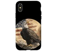Eagle of Liberty Above Old Glory Case for iPhone X/XS
