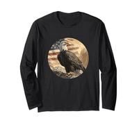 Eagle of Liberty Above Old Glory Long Sleeve T-Shirt