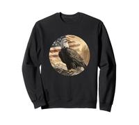 Eagle of Liberty Above Old Glory Sweatshirt