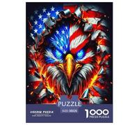 Eagle of Majesty 1000 Piece Jigsaw Puzzle for Adults And Kids Challenging Puzzle Games 1000 Pieces Beautiful Decoration Puzzle for Women, Gifts for Men 38x26cm/1000pcs