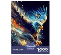 Eagle of Majesty 1000 Piece Jigsaw Puzzle for Adults And Kids Challenging Puzzle Games 1000 Pieces Stress Reliever Challenge High Difficulty 38x26cm/1000pcs
