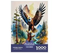 Eagle of Majesty 1000 Piece Jigsaw Puzzles for Adults And Kids Challenging Puzzle Games 1000 Pieces Fun, Challenging & Brainteasing Adults Jigsaw Puzzle Challenge High Difficulty 38x26cm/1000pcs