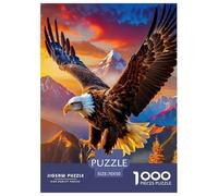 Eagle of Majesty 1000 Piece Jigsaw Puzzles for Adults And Kids Challenging Puzzle Games 1000 Pieces Fun, Challenging & Brainteasing Adults Jigsaw Puzzle Birthday Gifts 70x50cm/1000pcs