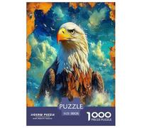 Eagle of Majesty 1000 Piece Jigsaw Puzzles for Adults And Kids Challenging Puzzle Games 1000 Pieces Fun, Challenging & Brainteasing Adults Jigsaw Puzzle Birthday Gifts 38x26cm/1000pcs