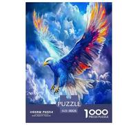 Eagle of Majesty 1000 Piece Jigsaw Puzzles for Adults And Kids Challenging Puzzle Games 1000 Pieces Stress Reliever Birthday Gifts 38x26cm/1000pcs