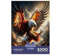 Eagle of Majesty 1000 Piece Jigsaw Puzzles for Adults And Kids Family Puzzle Educational Games 1000 Pieces Stress Reliever Challenge High Difficulty 38x26cm/1000pcs