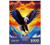 Eagle of Majesty 1000 Piece Jigsaws Puzzles for Adults And Kids Challenging Puzzle Games 1000 Pieces Beautiful Decoration Puzzle Birthday Gifts 70x50cm/1000pcs