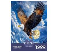 Eagle of Majesty 1000 Piece Jigsaws Puzzles for Adults And Kids Family Puzzle Educational Games 1000 Pieces Fun, Challenging & Brainteasing Adults Jigsaw Puzzle Challenge High Difficulty 38x26cm/1000