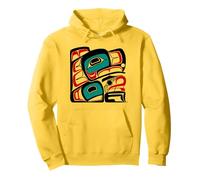 Eagle of NW Coast Native American Canadian Indian Style Pullover Hoodie