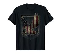 Eagle Old Glory T-Shirt Men’s Graphic Independence Eagle T-Shirt